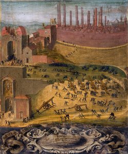 De overwinning van Porta Camollia in Siena van 1526