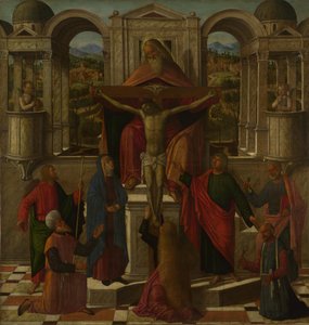 Symbolische voorstelling van de kruisiging, ca. 1492