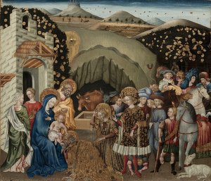 Aanbidding der Koningen door Giovanni di Paolo
