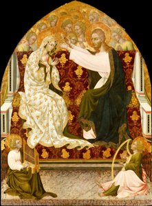 Kroning van de Maagd, ca. 1455 door Giovanni di Paolo