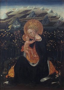Madonna van nederigheid door Giovanni di Paolo