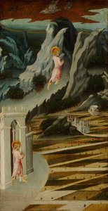 Sint Jan de Doper die de Wildernis betreedt, 1455-1460