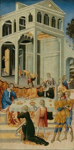 Salome vraagt Herodes om het hoofd van Johannes de Doper door Giovanni di Paolo
