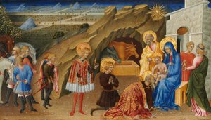 De Aanbidding der Wijzen door Giovanni di Paolo