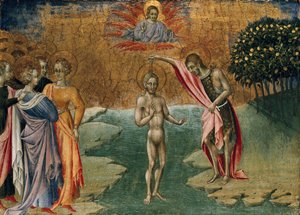 De doop van Christus door Giovanni di Paolo