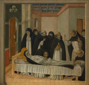 De dood van Sint-Catharina van Siena door Giovanni di Paolo