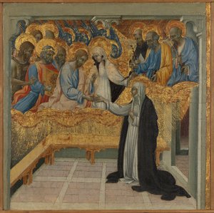 Het mystieke huwelijk van Sint Catharina van Siena door Giovanni di Paolo
