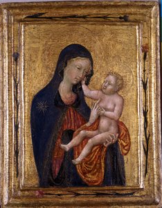 Madonna en Kind, ca.1445-47 door Giovanni di Paolo di Grazia