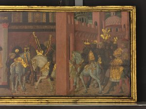 Het verhaal van Trajanus en de weduwe (detail)