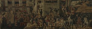 Belegering van Carthago en de Matigheid van Scipio, c.1460 door Giovanni the younger Guidi