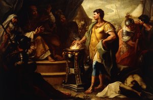 Mucius Scaevola door Girolamo Brusaferro