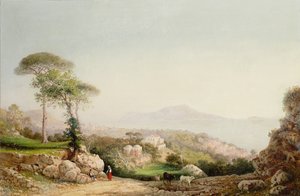 Capri vanaf Massa Lubrense door Girolamo Gianni