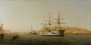 Met het schip HMS 