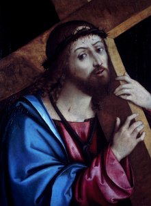 Christus draagt het kruis, door Girolamo Marchesi bekend als Cotignola (ca. 1471-1540) door Girolamo Marchesi da Cotignola