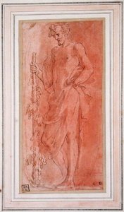 Bacchus door Girolamo Mazzola Bedoli