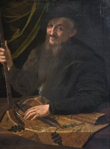 Portret van een kleermaker door Girolamo Mazzola Bedoli