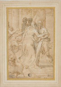 De ontmoeting van Joachim en Anna bij de Gouden Poort