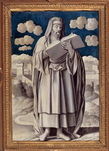 Portret van de Griekse filosoof Aristoteles door Girolamo Mocetto