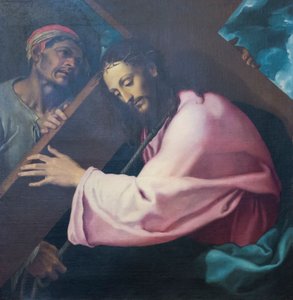 Christus draagt het kruis