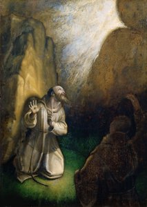 Sint Franciscus ontvangt de stigmata