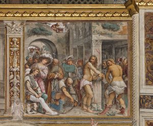 Centrale Beuk, Vijfde Zuidelijke Span, Geseling van Christus, Girolamo Romanino