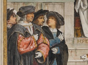 Middenbeuk, Vierde Zuidelijke Span, Ecce Homo, Girolamo Romanino door Girolamo Romanino