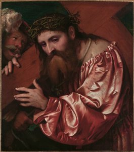 Christus Draagt het Kruis door Girolamo Romanino