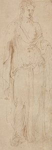 Staande figuur. Omstreeks 1530/50 door Girolamo da Carpi