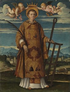 Sint Laurentius, c.1520-30 door Girolamo da Santacroce