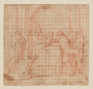 De Presentatie in de Tempel door Girolamo da Santacroce