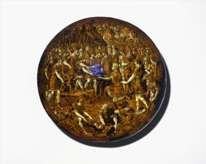 Schild, Italiaans, waarschijnlijk Bologna door Girolamo da Treviso