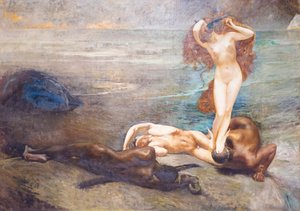 De gorgoon en de helden door Giulio Aristide Sartorio
