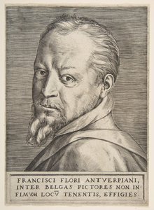 Borstbeeldportret van Frans Floris door Giulio Bonasone