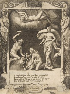 Litigium verwijderd uit het lichaam van Chaos terwijl zijn moeder in de lucht wordt gegooid, 1531-76