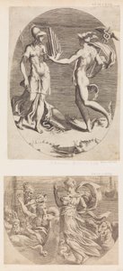 Mercurius Geeft een Panfluit aan Minerva