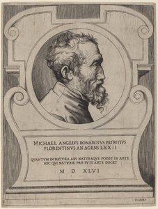 Michelangelo door Giulio Bonasone