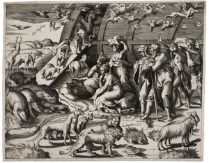 Noach verlaat de ark, 1544