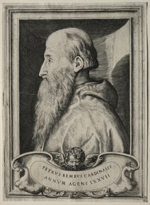 Portret van kardinaal Pietro Bembo door Giulio Bonasone