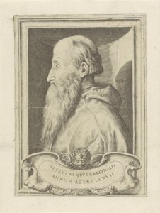Portret van kardinaal Pietro Bembo door Giulio Bonasone