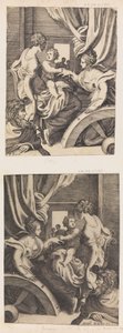 Het Mystieke Huwelijk van St. Catharina door Giulio Bonasone