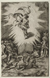 De opstanding, 1561 door Giulio Bonasone