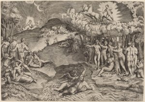 De Triomf van Liefde door Giulio Bonasone