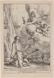 Christus op de Olijfberg door Giulio Carpioni