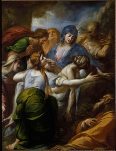 Piëta. Rouw om de dood van Christus door Giulio Cesare Procaccini