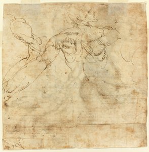 Studie van een Rug door Giulio Cesare Procaccini