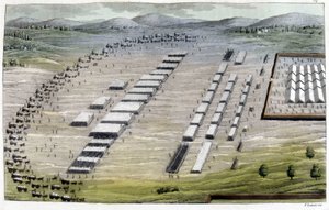 Kampen van Duitsers en Romeinen - in 