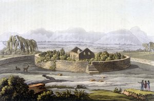 Porteresse Inca - in "Het antieke en moderne kostuum" door Giulio Ferrario