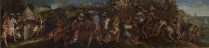 De aanval op Cartagena, na 1566 door Giulio Licinio