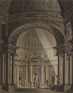 Rondtempel met offerscène