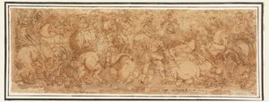 Slagveld door Giulio Romano